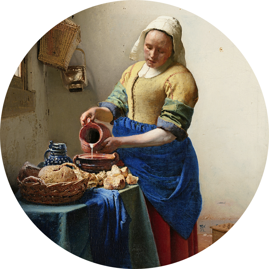 Het Melkmeisje van Johannes Vermeer aan je muur? - Muurmeesters