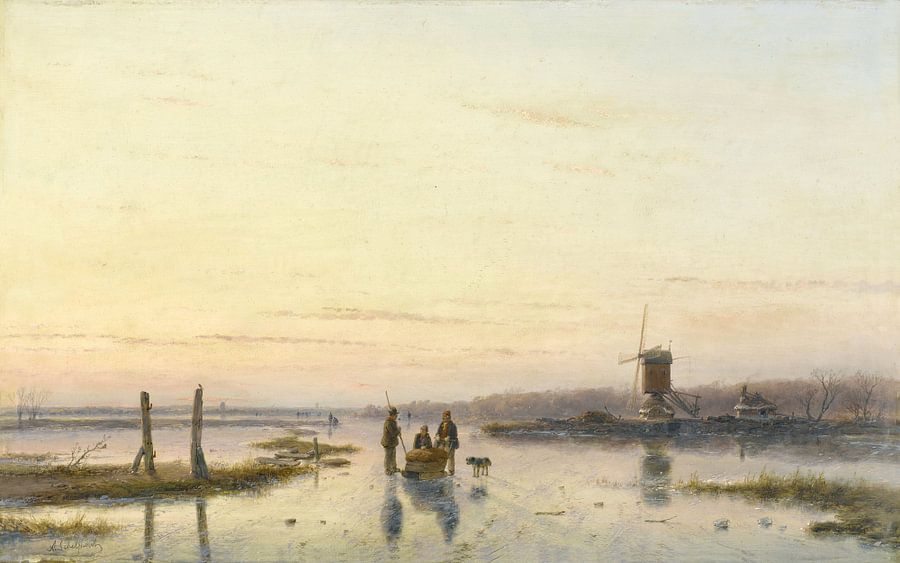IJsgezicht met molen