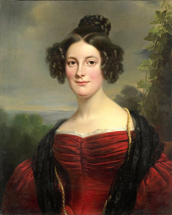 Portret van Catharina Annette Fraser