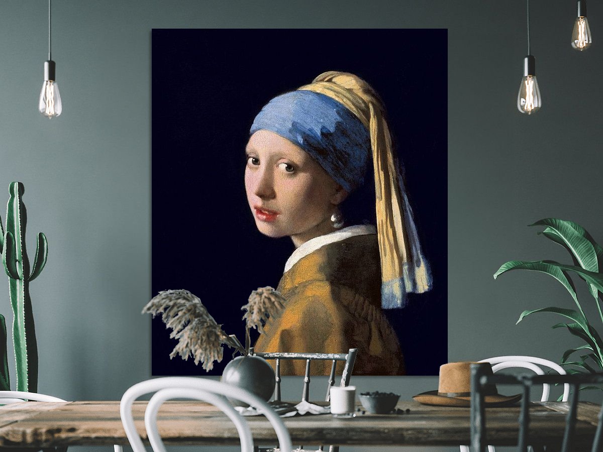 Peter Klashorst 1957 - Meisje Met De Parel / Girl With A Pearl Earring Naar Johannes Vermeer Peter Klashorst 1957 - Meisje Met De Parel / Girl With A Pearl Earring Naar Johannes Vermeer